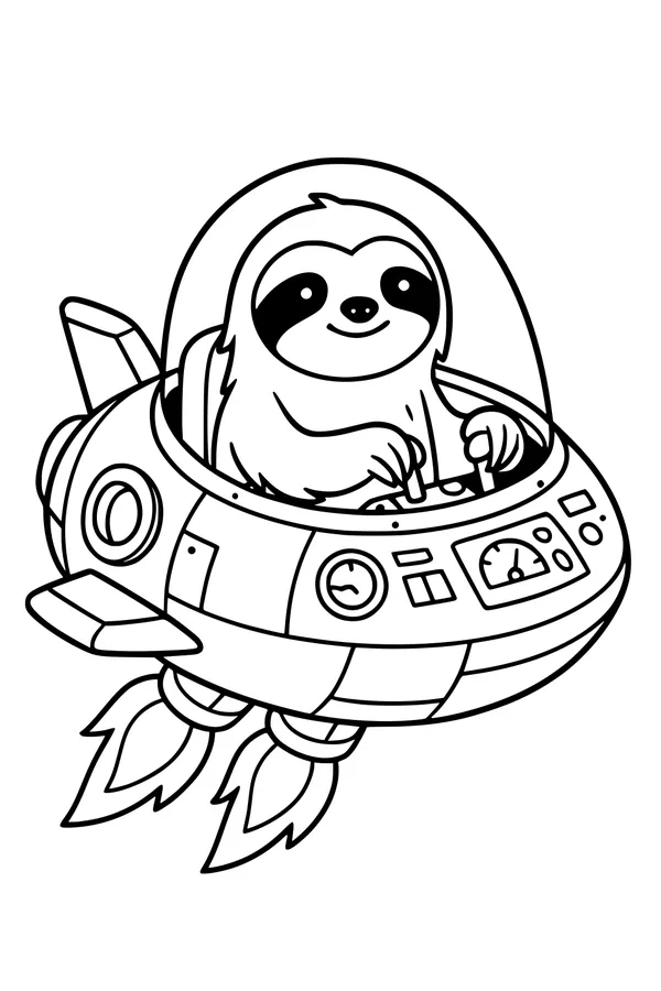 Sammy the Sloth Blasts Off