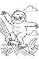 Sammy the Sloth Rolls Down the Jungle