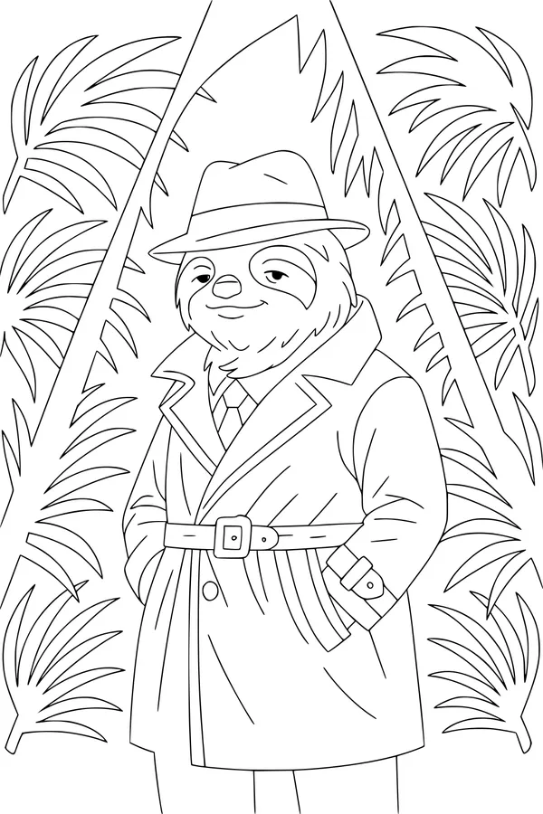 Sammy the Detective Sloth on the Case
