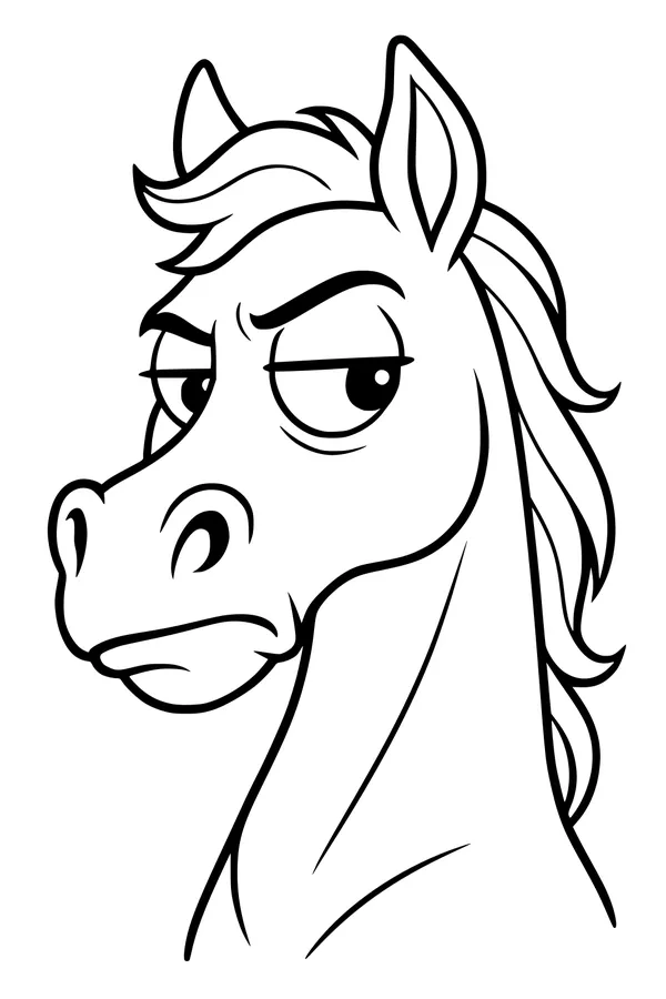 Grumpy Gus the Silly Horse