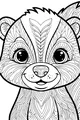 Sunny Stripe Skunk Smiles Big