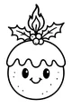 Holly Crown Pudding Smile