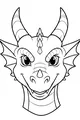 Bright-Eyed Dragon With Big Horns