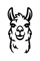 Fluffy Llama with a Silly Smile