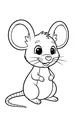 Whiskers the Happy Mouse Smiles Wide
