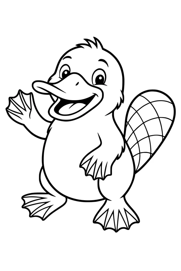 Wiggly Platypus Says Hello