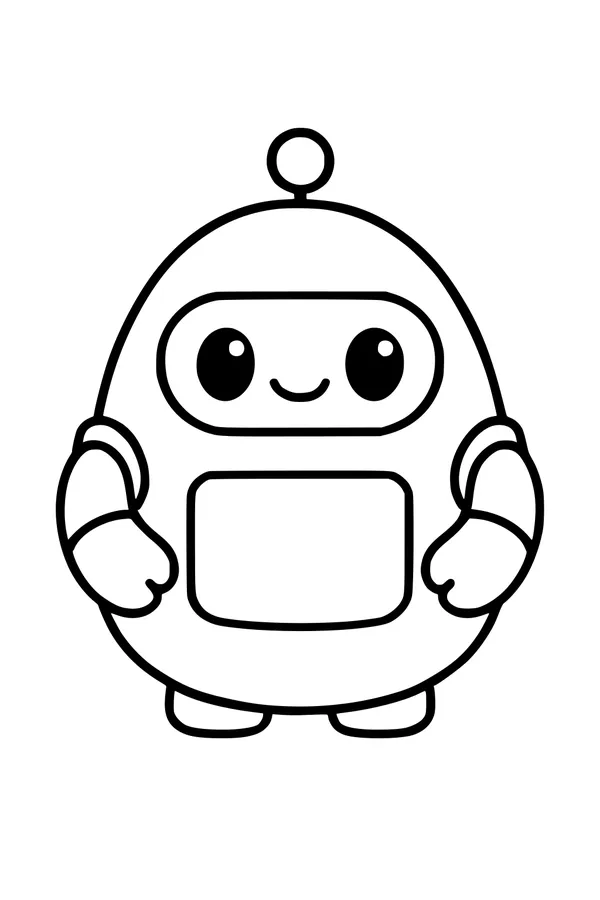 Belly-Panel Bot Says Hello