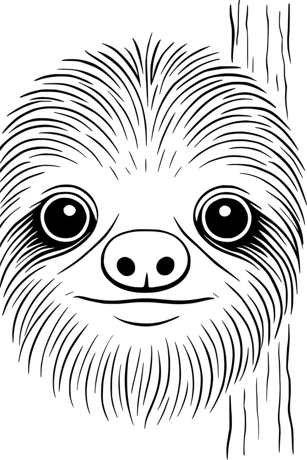 Sunny Smiles on the Sloth Tree