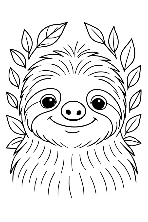 Sunny Smile in the Leafy Forest