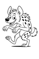 Happy Hyena Strutting in the Sun