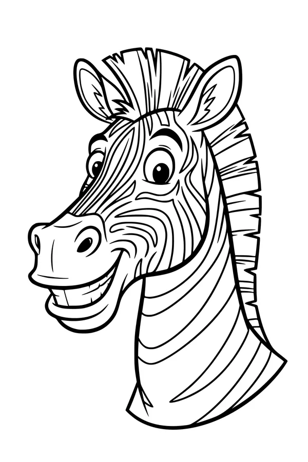 Zippy the Grinning Zebra