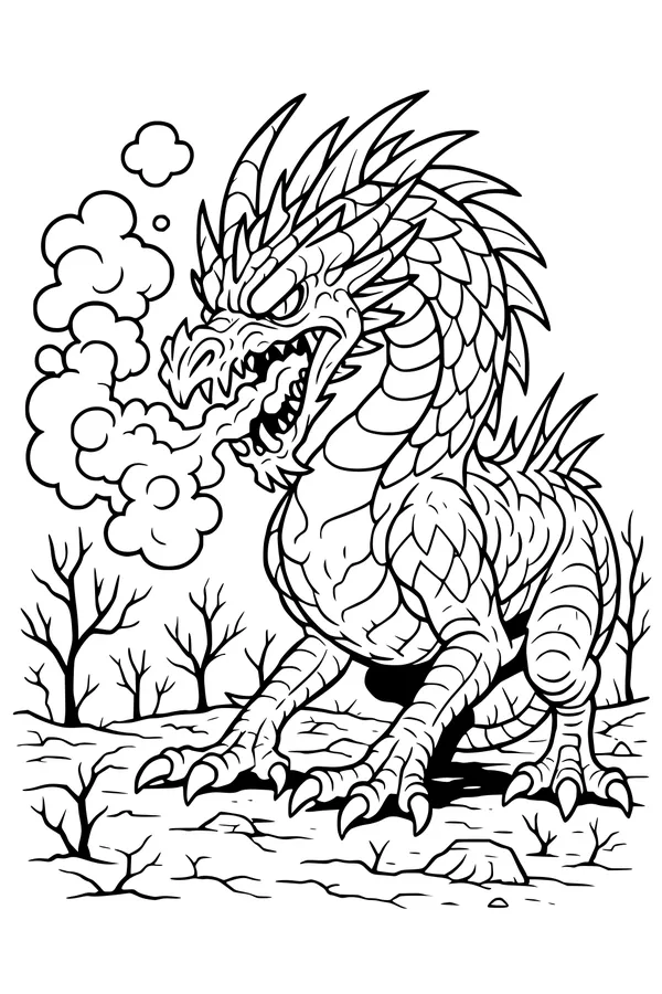 Smoky Roar of the Spiked Dragon
