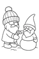 Snowy Gnome Helping Hand
