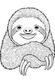 Sleepy Sloth and His Gentle Smile
