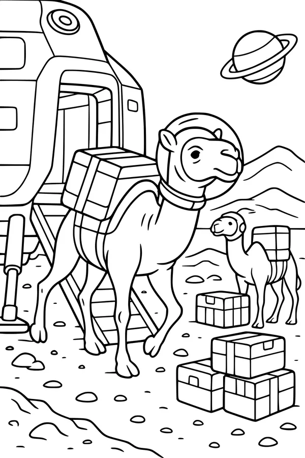 Galactic Delivery with Camel Crew