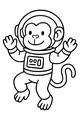 Blast Off Monkey Waves Hello
