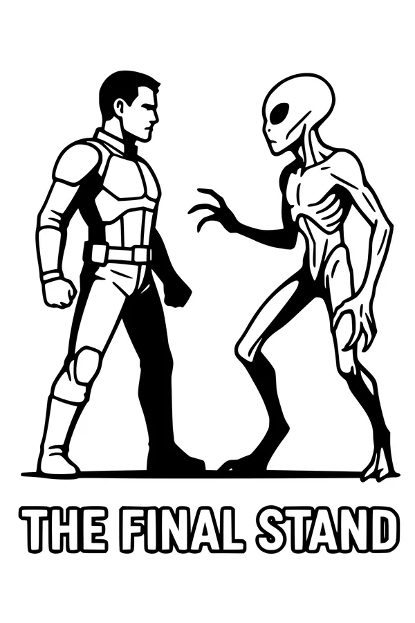 Space Ranger Meets Moon Visitor