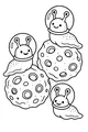 Space Snails on Moon Rocks