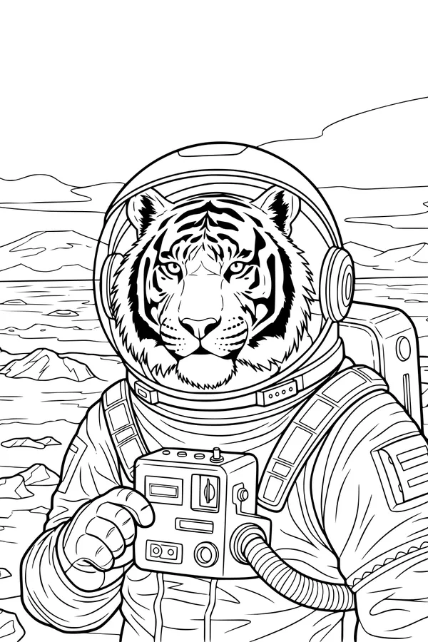 Cosmic Stripes Among Distant Mountains