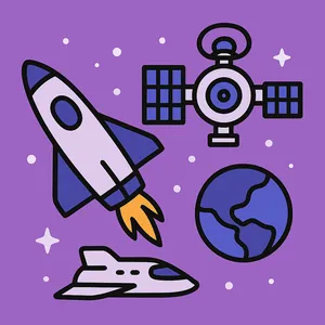 Spaceships & Space Stations coloring page category