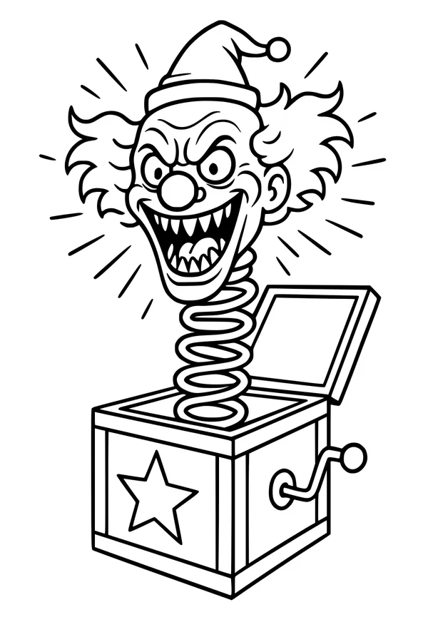 Springy Clown Boo Pop