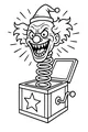 Springy Clown Boo Pop