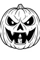Grinning Pumpkin With Tiny Candle