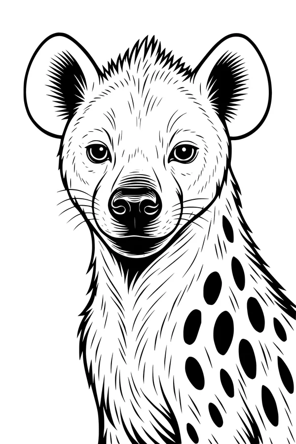 Spotted Hyena Smiles Under the Sun