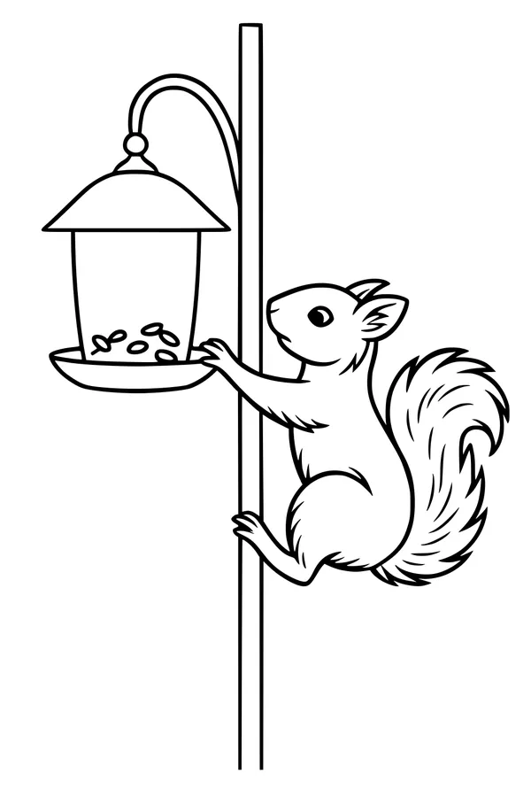 Nibble the Squirrel’s Snacktime Climb