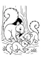Busy Tails Beside the Big Oak Tree