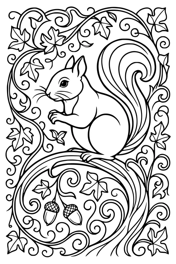 Whiskers and Acorns in the Twisty Trees