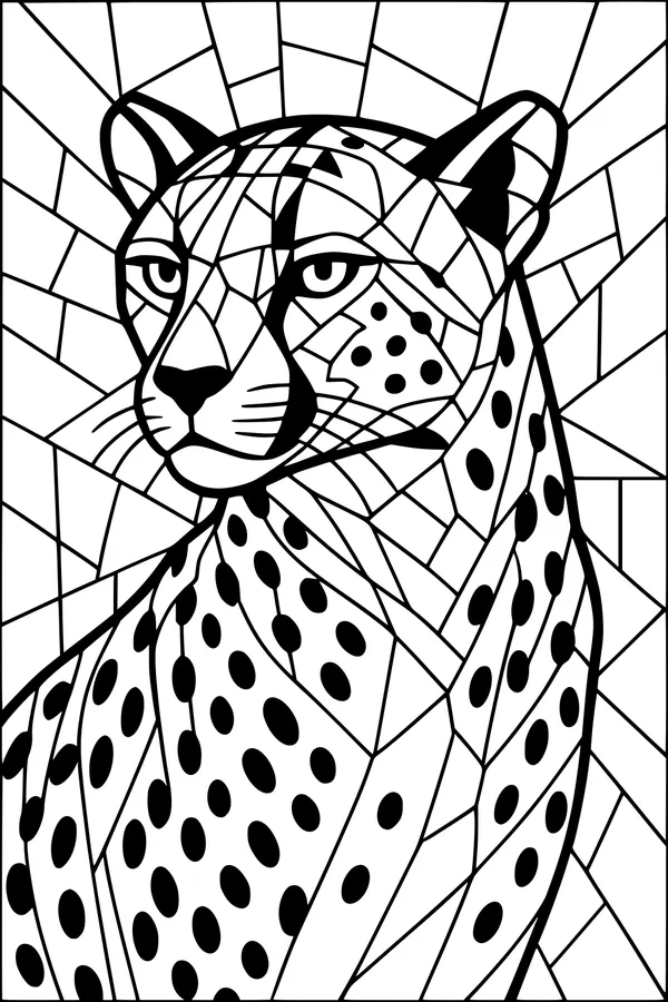 Cheetah in Shining Sunbeams