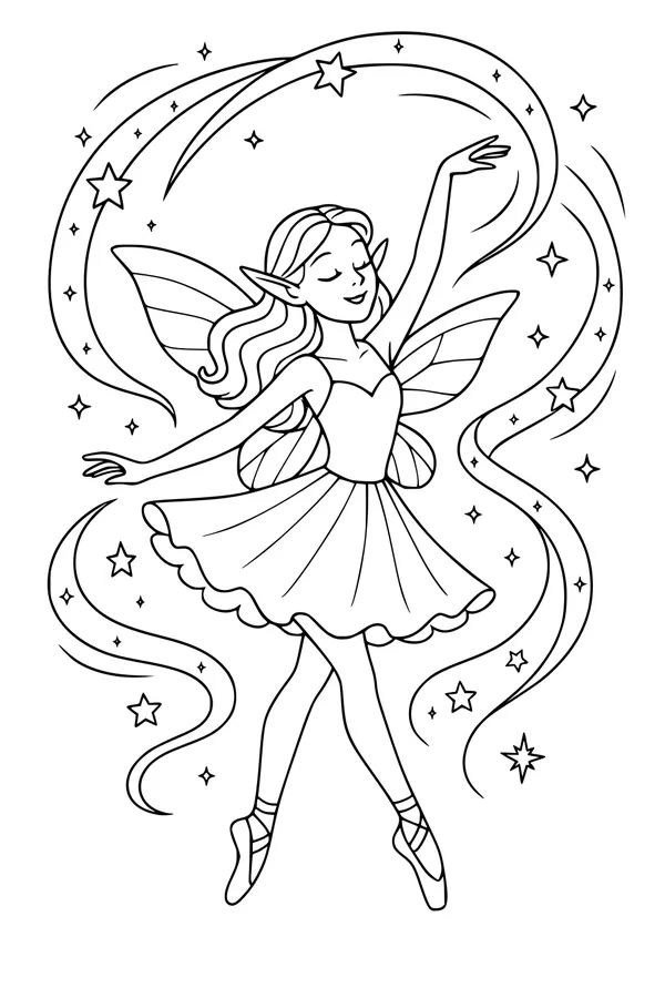 Starlight Dance of the Fairy Ballerina