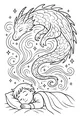 Starlit Dragon Guards His Dream