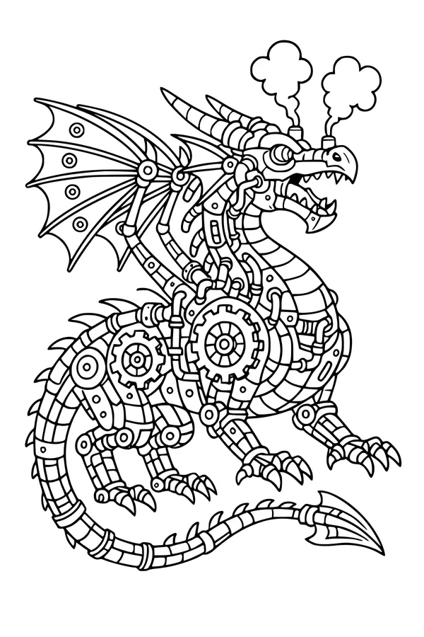 Steam-Heart Gear Dragon