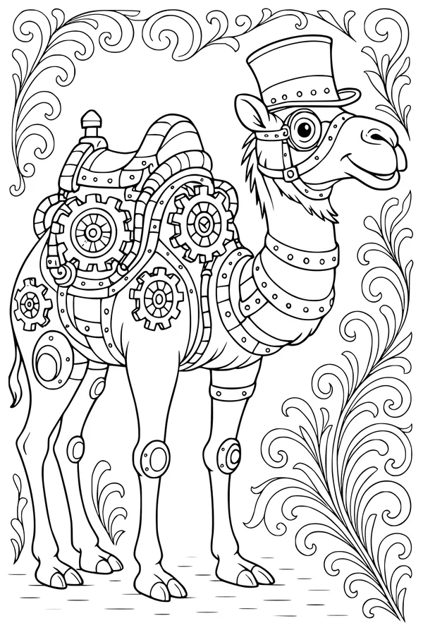 Sir Gearsby the Steampunk Camel