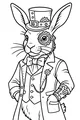 Professor Whiskers in His Steampunk Suit