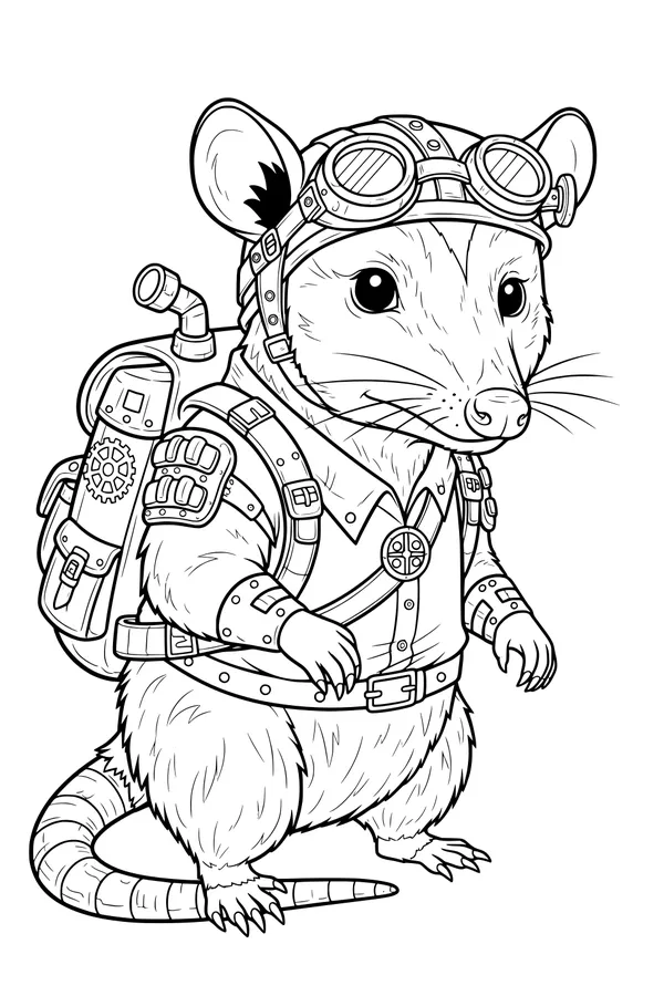 Goggles and Gears: Opossum Explorer