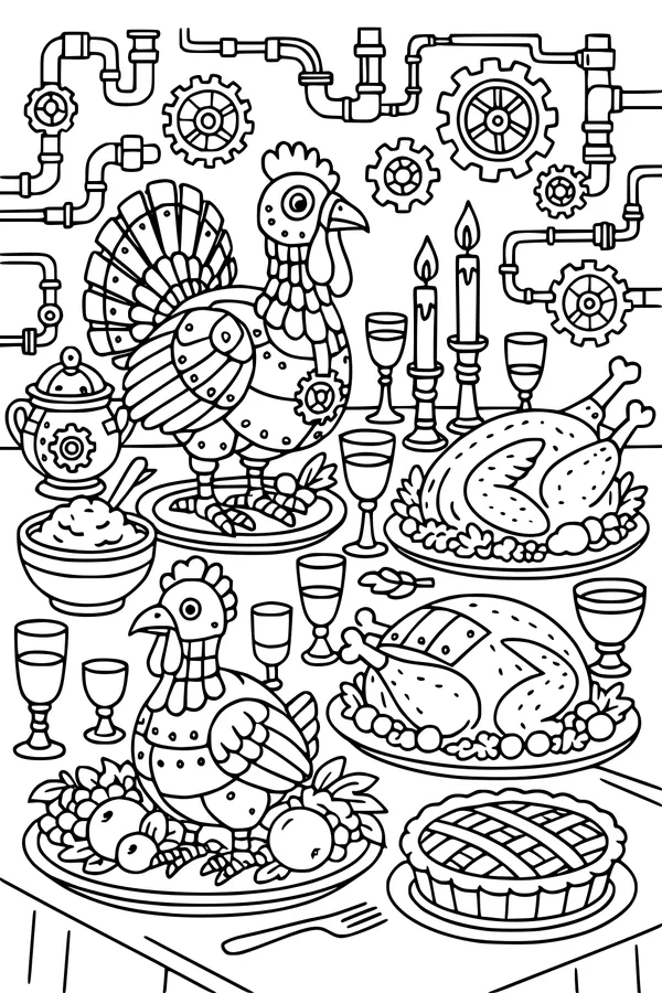 Steam-Powered Turkey Feast