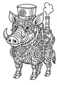 Sir Tusk’s Steam-Powered Stroll