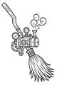 Steam-Powered Witch Broom
