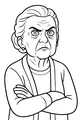 Grandma's Serious Face