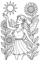Sunflower Fairy Greets the Morning Sun