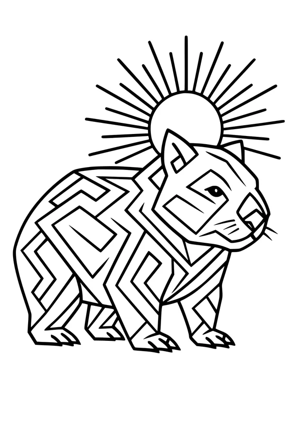 Sunshine Wombat and the Maze Coat