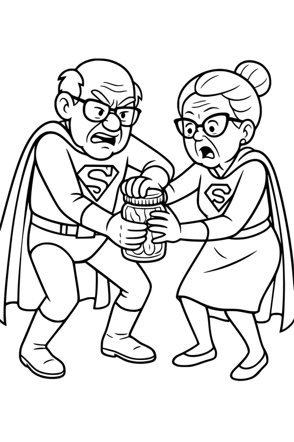 Super Gran and Grandpa vs The Jar
