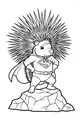 The Mighty Porcupine Hero Strikes a Pose