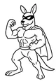 Super Roo Strikes a Hero Pose