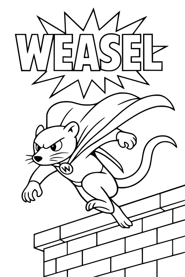 Super Weasel Leaps Into Action