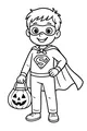 Super Kid and Pumpkin Pail Night