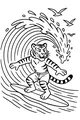 Surf’s Up for Tiger and the Big Wave